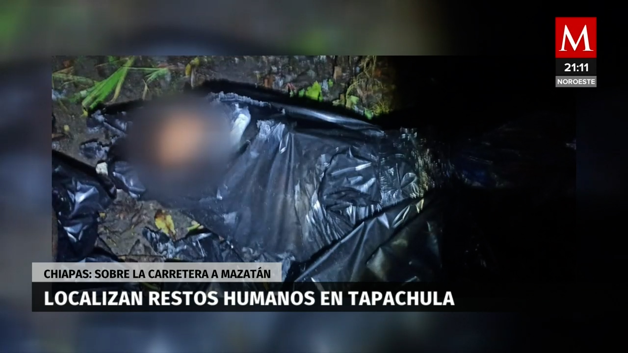 Encuentran restos humanos en bolsa negra en carretera de Tapachula, Chiapas