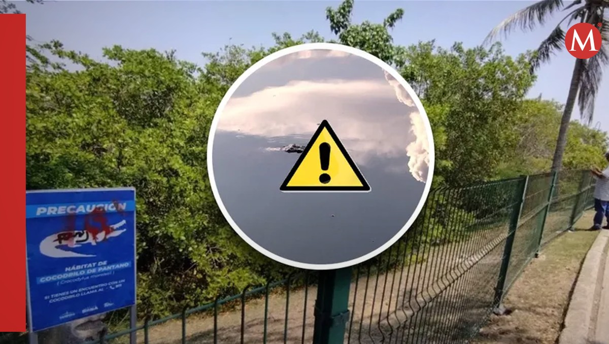 El perrito se encontraba en el área protegida de la laguna. (Especial)