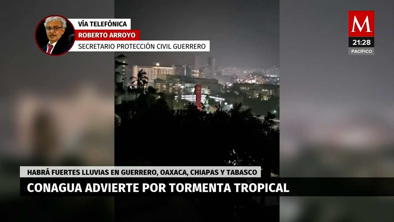 Actualización de lluvias en Guerrero con Roberto Arroyo