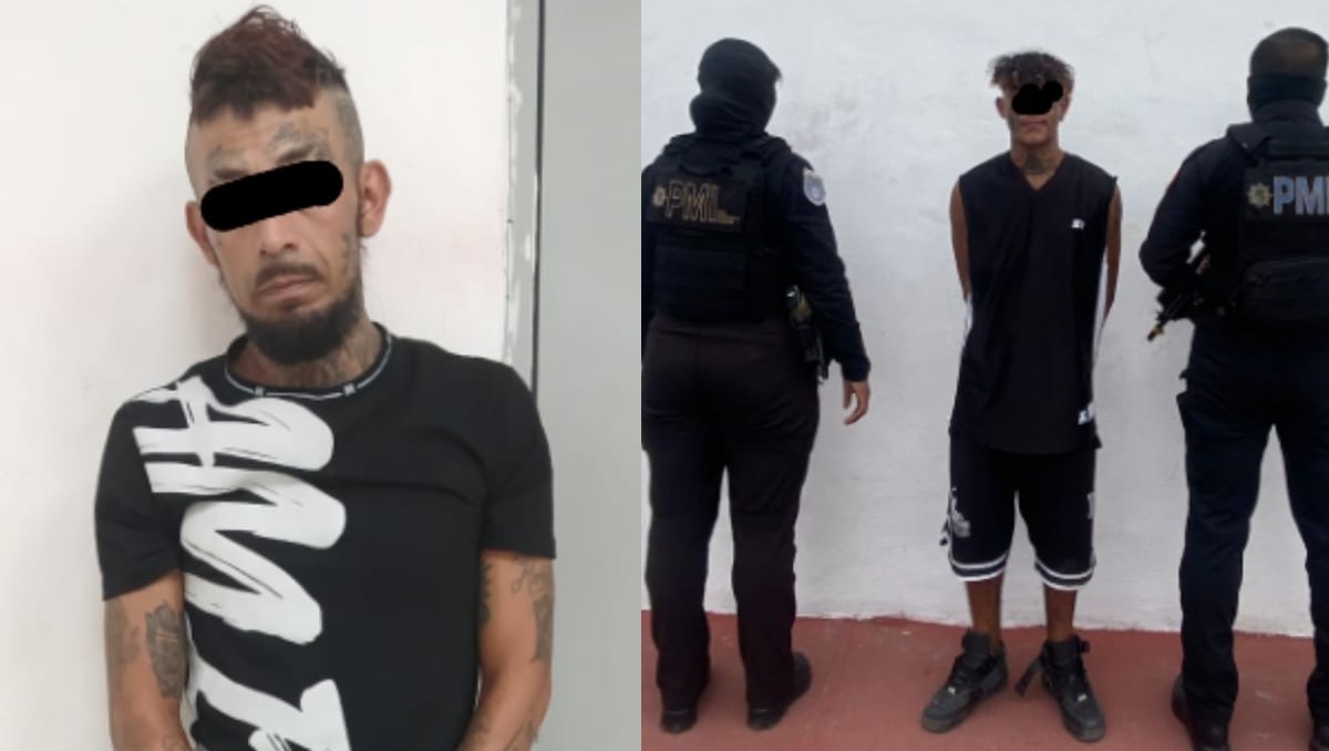 Caen dos con droga en la Alianza Real en Escobedo. Foto: Especial
