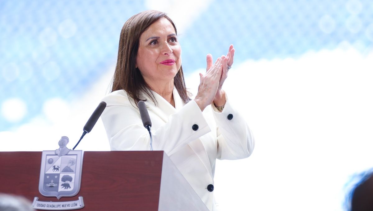 Cristina Díaz en su último informe de actividades | Jorge López