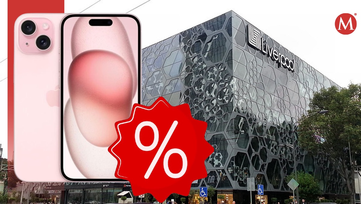 Liverpool rebajó los precios del iPhone 15 tras la llegada del 16. (Especial)