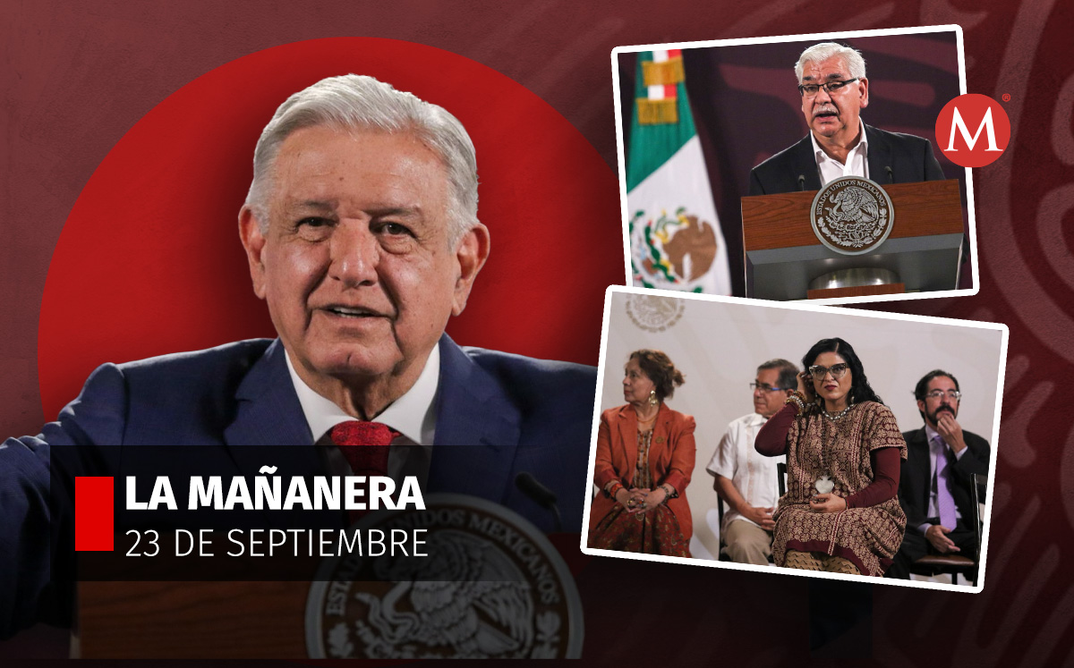 El presidente López Obrador en la mañanera desde Palacio Nacional. | Cuartoscuro