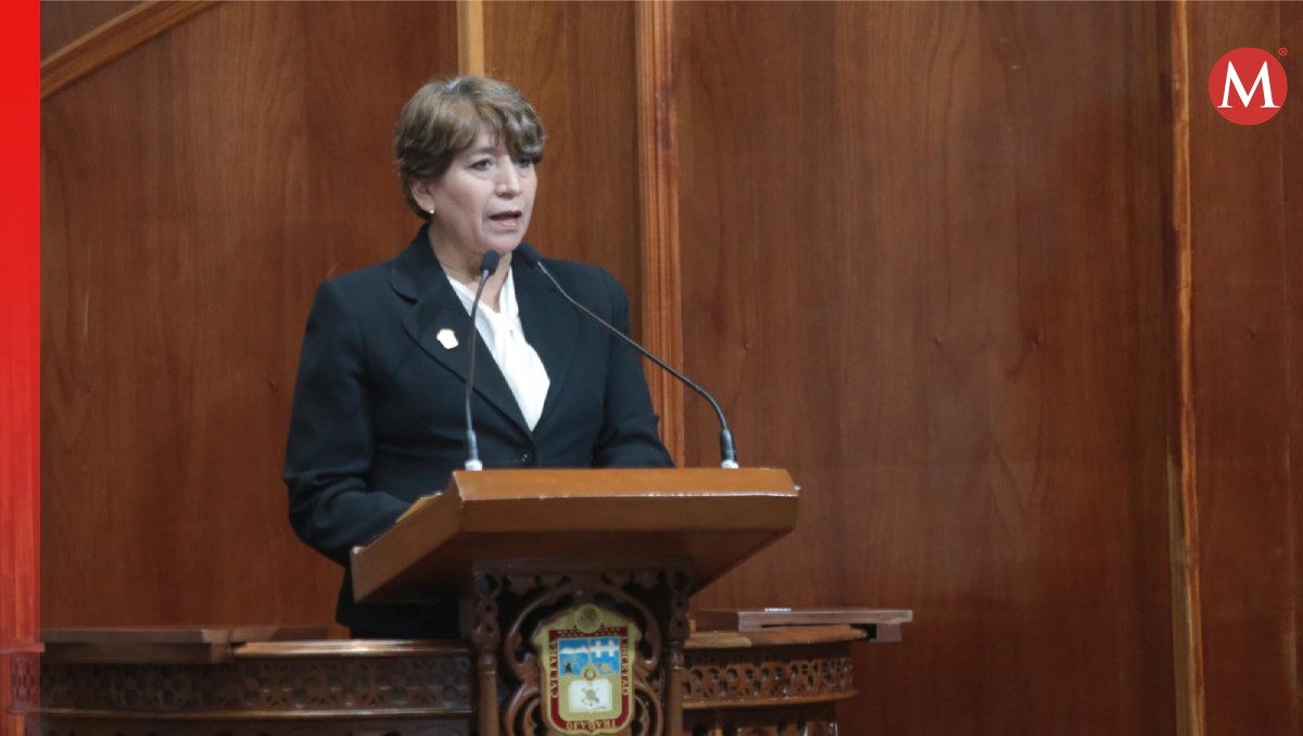 El 24 de septiembre será el primer informe de la gobernadora Delfina Gómez, en Edomex. Foto: (Tania Contreras)