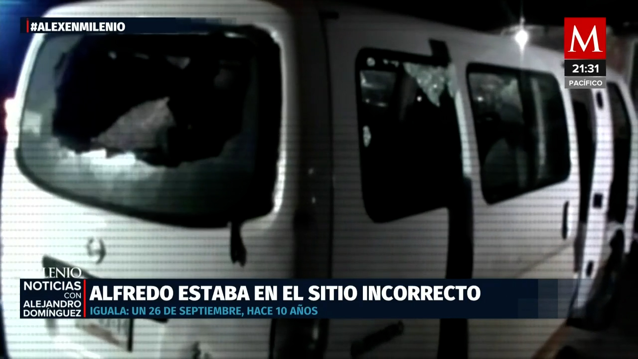 Alfredo narra su experiencia como víctima de los ataques en Iguala