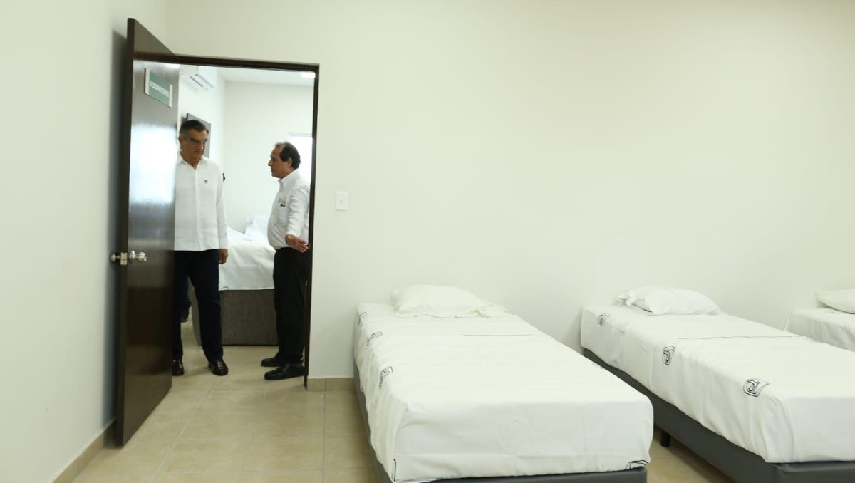 Américo Villarreal inaugura albergue y residencia en hospital de Matamoros