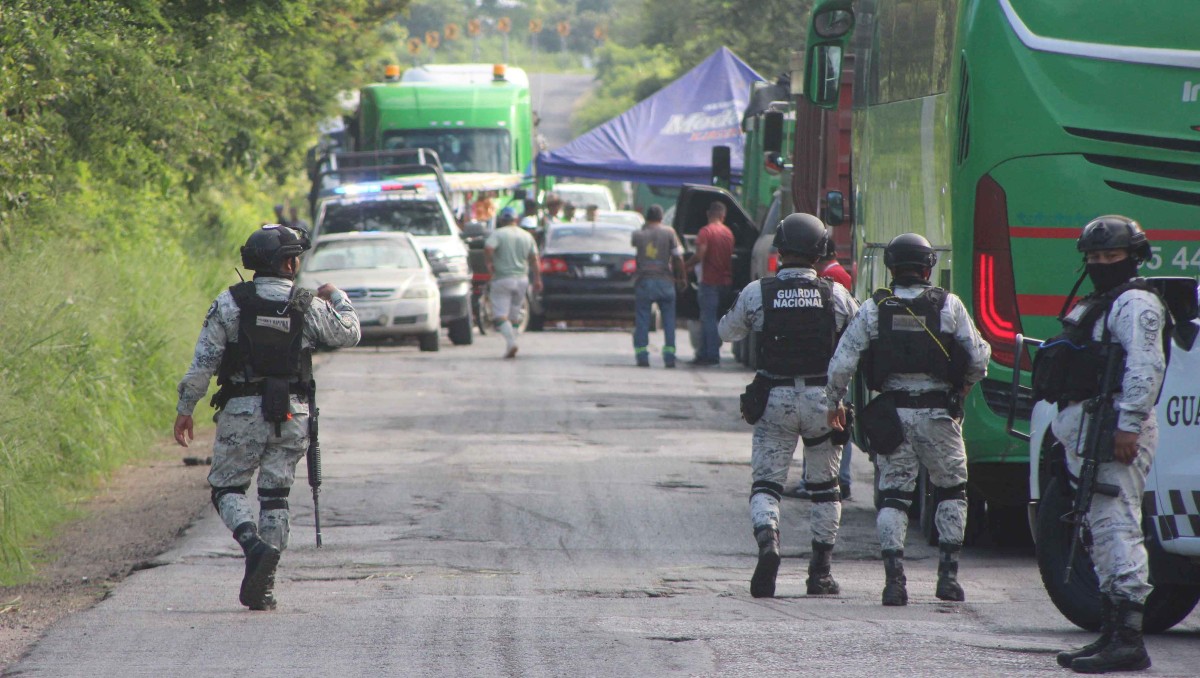 Bloqueo de carreteras federales del norte de Veracruz. (Sergio Sánchez)
