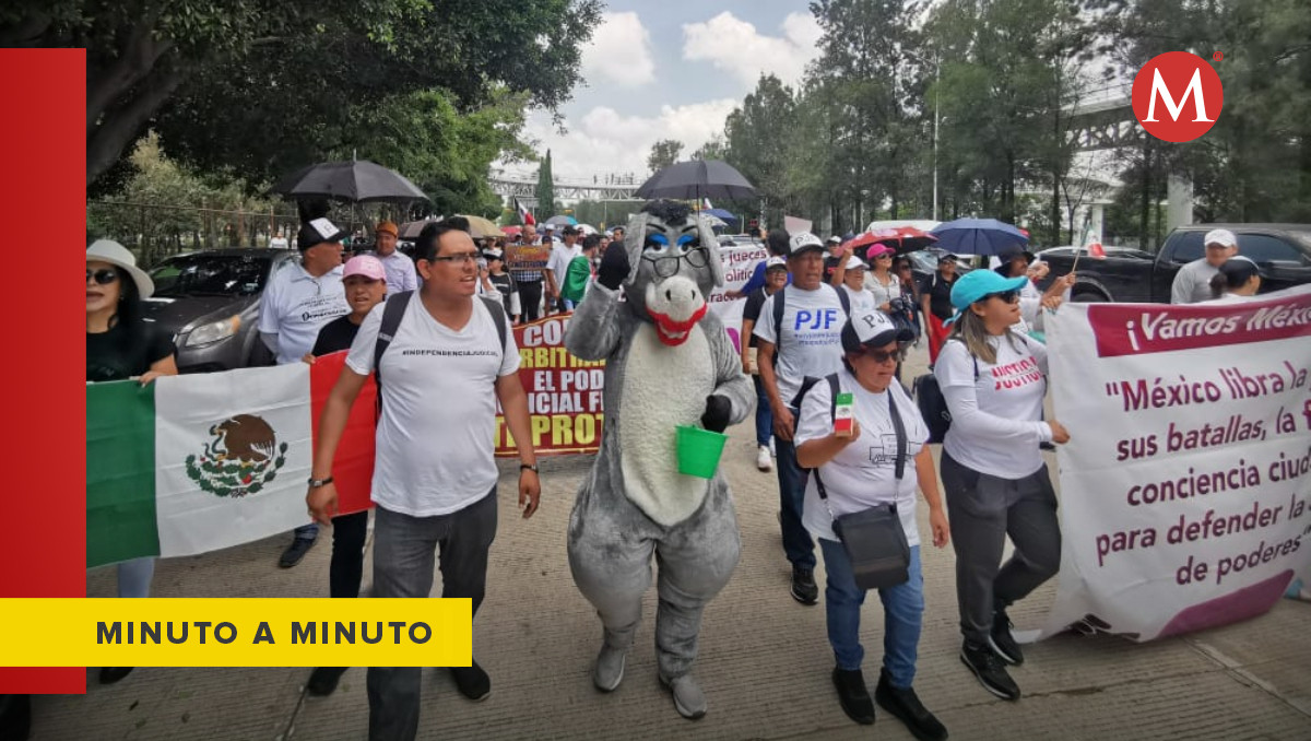 Bloqueo de trabajadores del Poder Judicial en Puebla HOY 24 de septiembre | Melanie Torres
