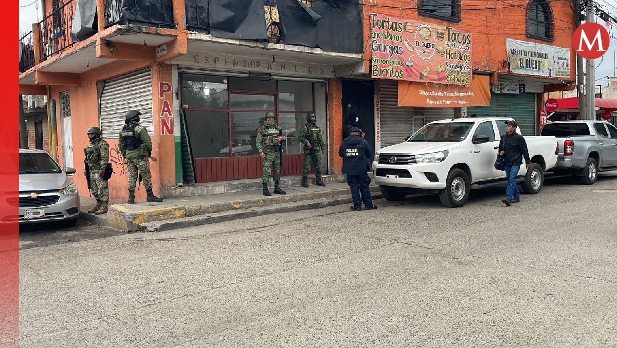 El operativo fue desplegado en un punto identificado como de venta de droga en Cuautitlán Izcalli. Foto: (Especial)