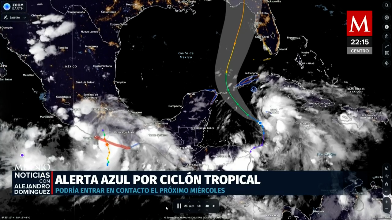 Quintana Roo en alerta azul por potencial ciclón tropical