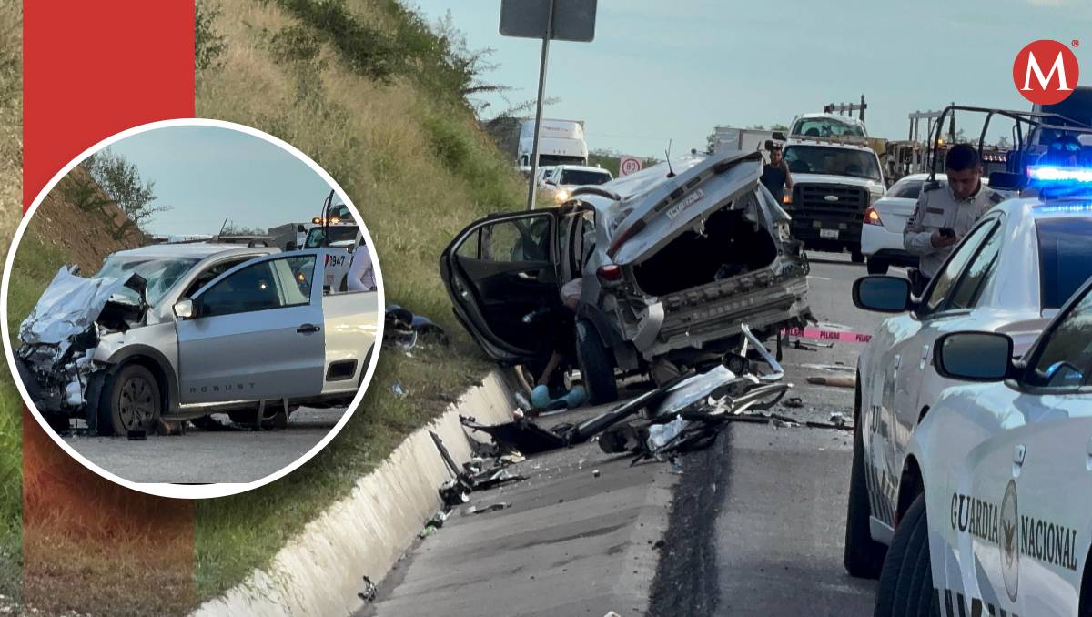 Choque en carretera Zaragoza-Victoria deja dos muertos y tres lesionados.