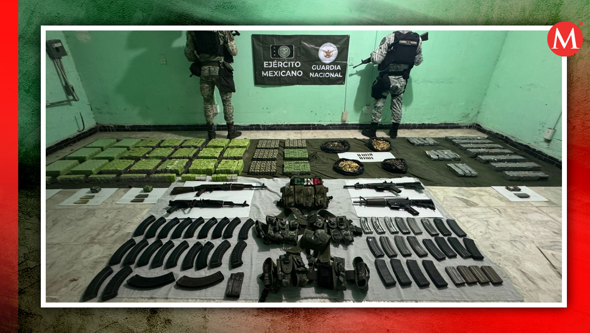 Las fuerzas de seguridad federales realizaron el decomiso en División del Norte, municipio de Buenavista Tomatlán. | Especial