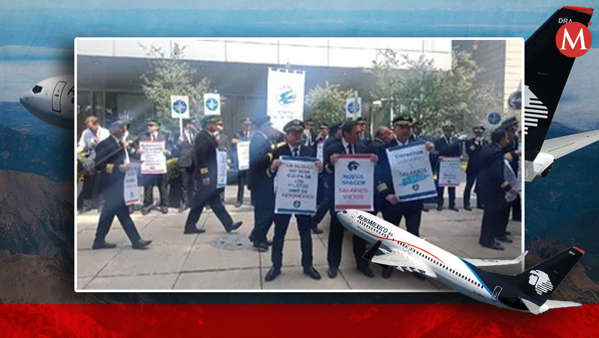 La huelga de Aeroméxico se planeo para el primer minuto de octubre. (Especial)