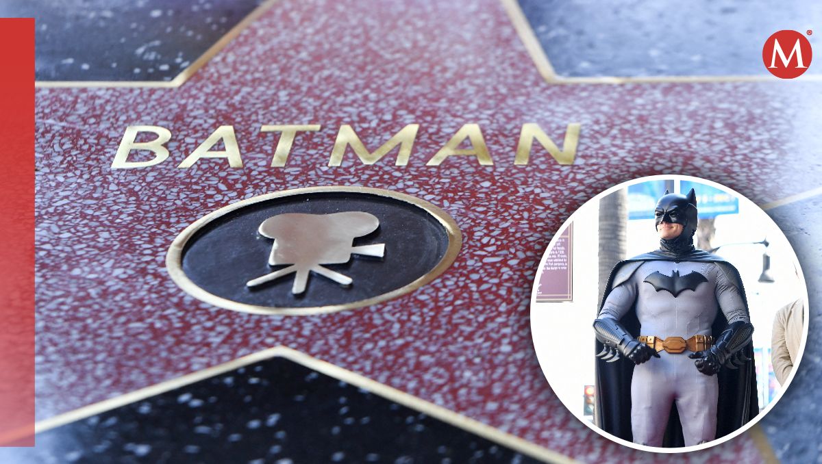 Batman tiene su propia estrella en el Paseo de la Fama | AFP