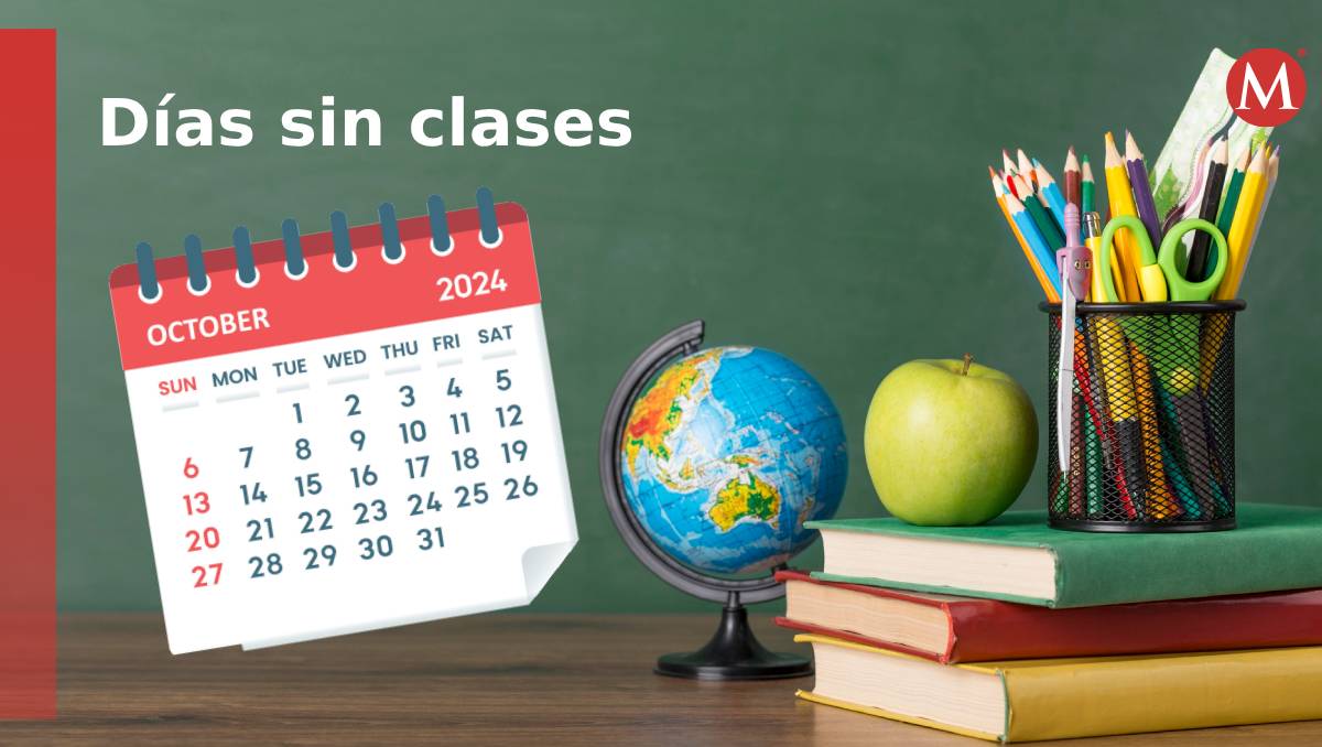 Los estudiantes tendrán días de descanso durante octubre según el calendario del ciclo 2024-2025 de la SEP | MILENIO
