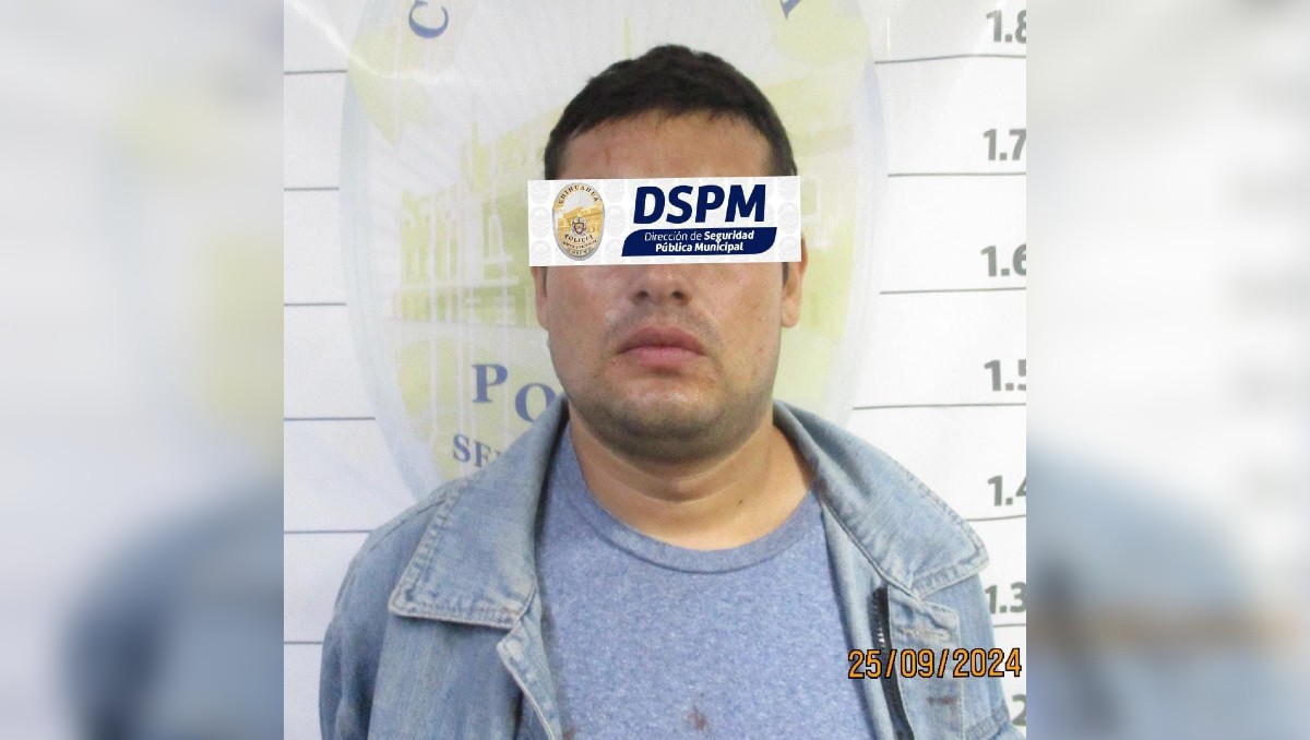 El hombre fue puesto a disposición de las autoridades. (Foto: especial)