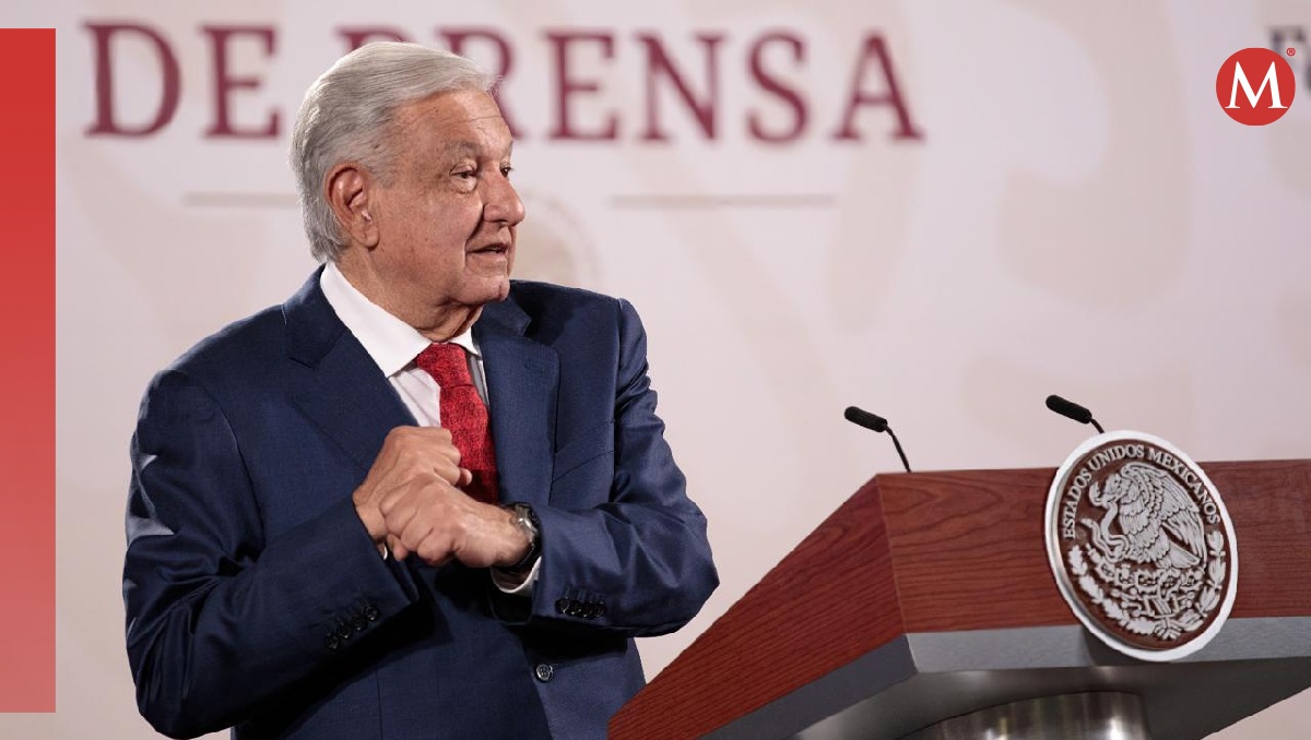 El presidente López Obrador en su conferencia mañanera de hoy en Palacio Nacional. | Cortesía