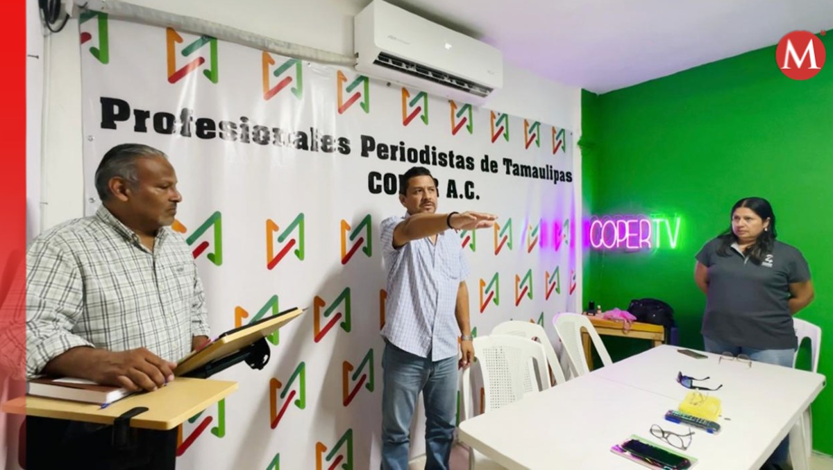 El profesional en comunicación José Luis García Castillo tomó la presidencia del Colectivo Periodista Tamaulipas. (Pablo Reyes)