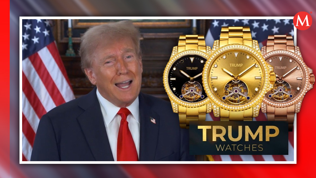El republicano rompió su principio de "Estados Unidos primero" con relojes fabricados en Suiza. (Especial)