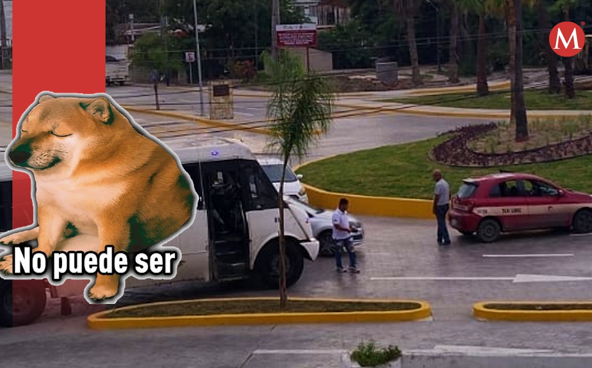 Se registra el primer percance en la Rotonda de Tampico