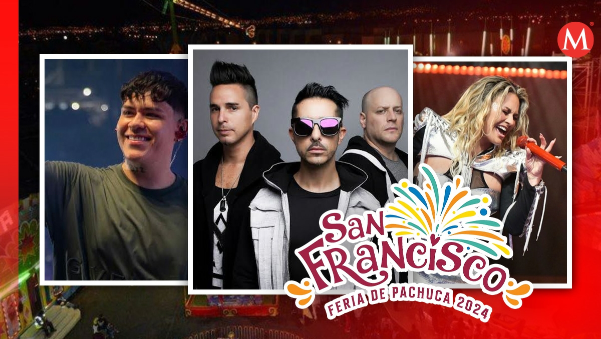 Estos son los artistas que se presentan en la Feria de Pachuca del 27 al 29 de septiembre. (Especial)