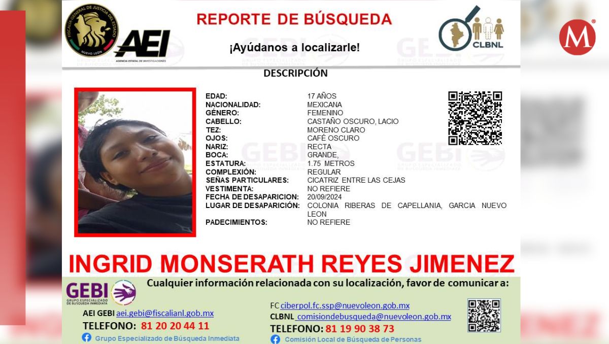 La menor lleva desaparecida una semana | Especial.
