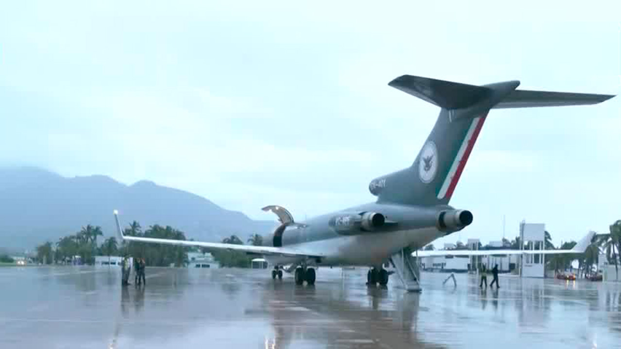 Llega a Guerrero la aeronave con víveres para damnificados por el paso del huracán 'John'