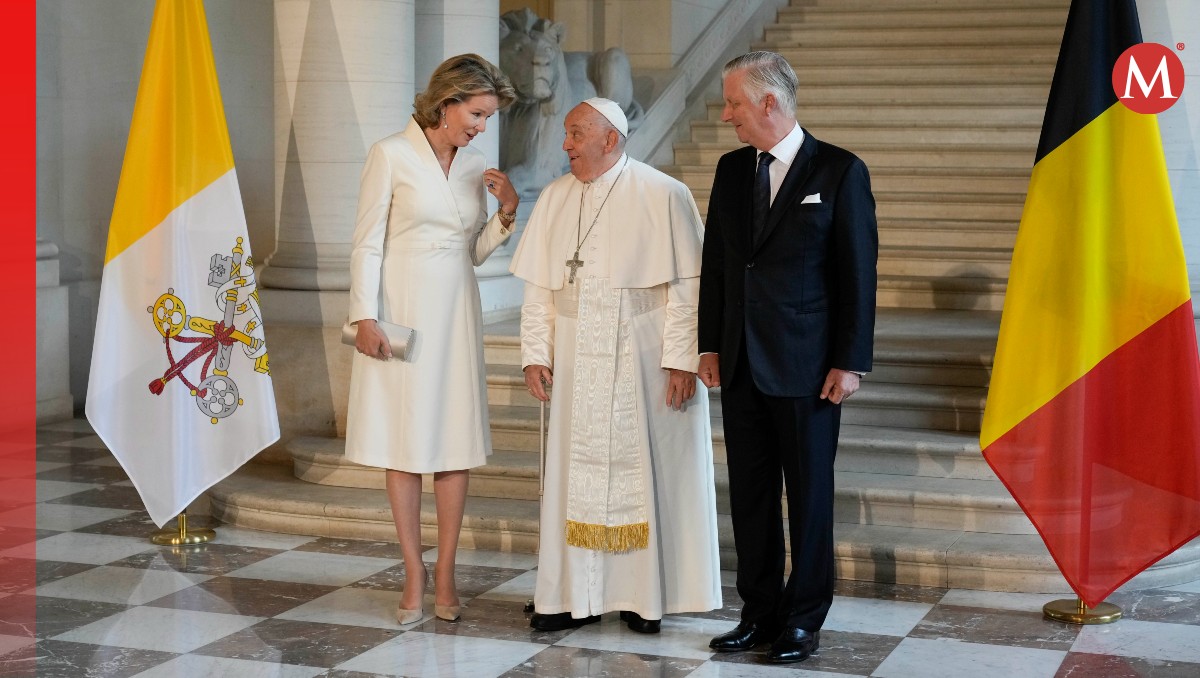 El papa Francisco se reúne con el rey Felipe de Bélgica y la reina Matilde en el Castillo de Laeken | AP