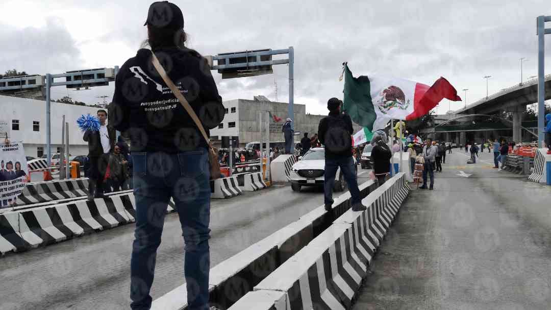 No realizan cierres a la circulación en este ingreso a CdMx. | Foto: Jorge Becerril