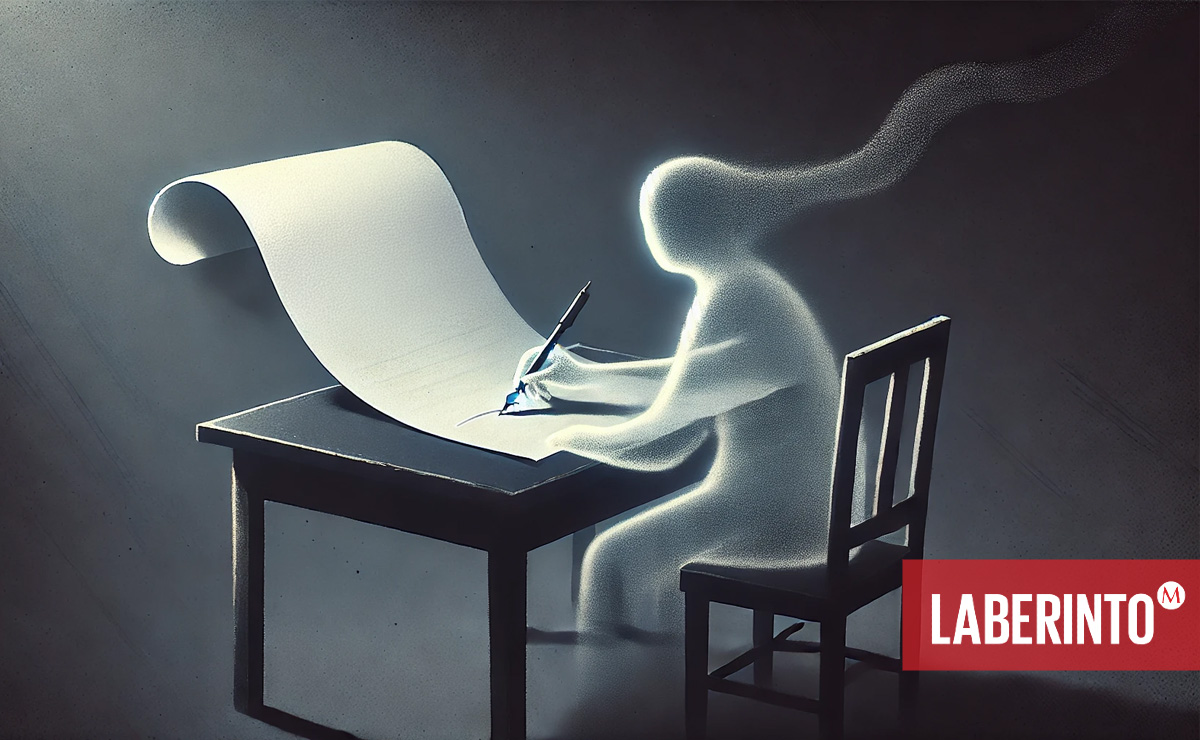 "Unos envejecen, otros sólo se afantasman". (Ilustración: Simón Serrano)