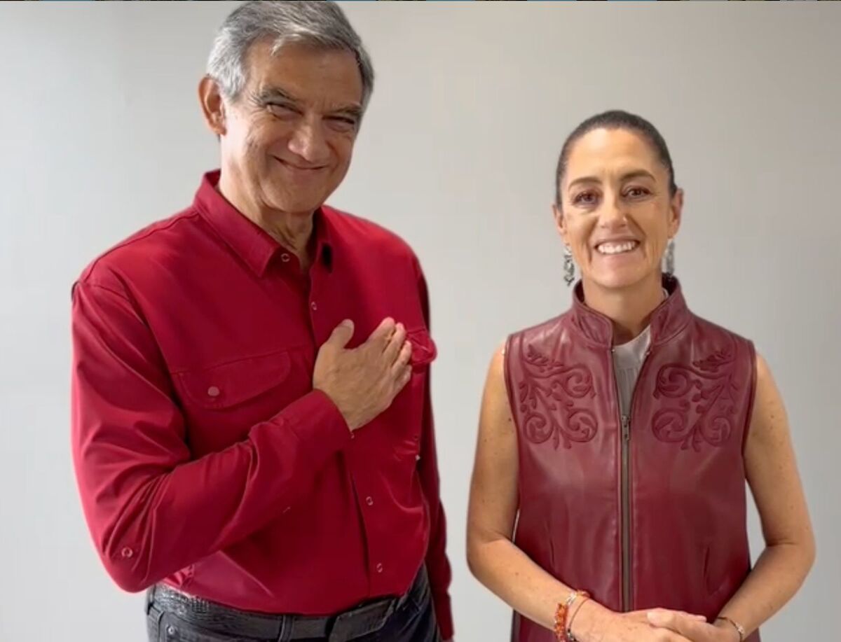 Américo Villarreal felicita a Claudia Sheinbaum de cara a su toma de posesión (foto: especial)