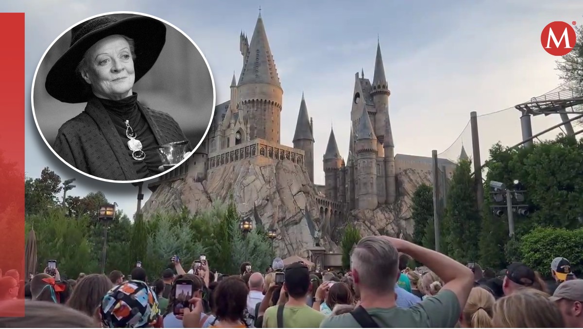 Fans de 'Harry Potter' se reúnen para honrar la muerte de Maggie Smith