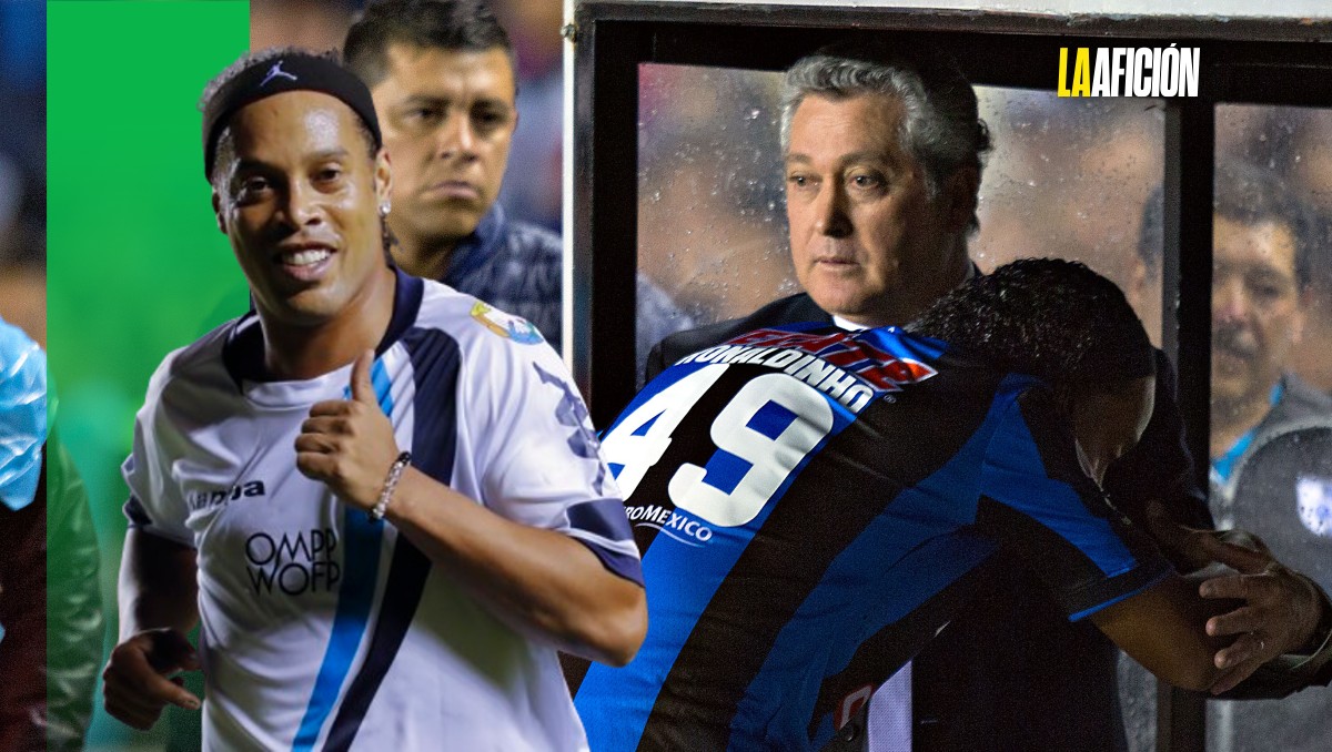 Jugadores de Querétaro abogaron por Ronaldinho con Víctor Manuel Vucetich (Imago7)