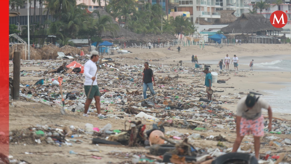 Playas de Guerrero afectadas por 'John' (Juan Carlos Bautista)
