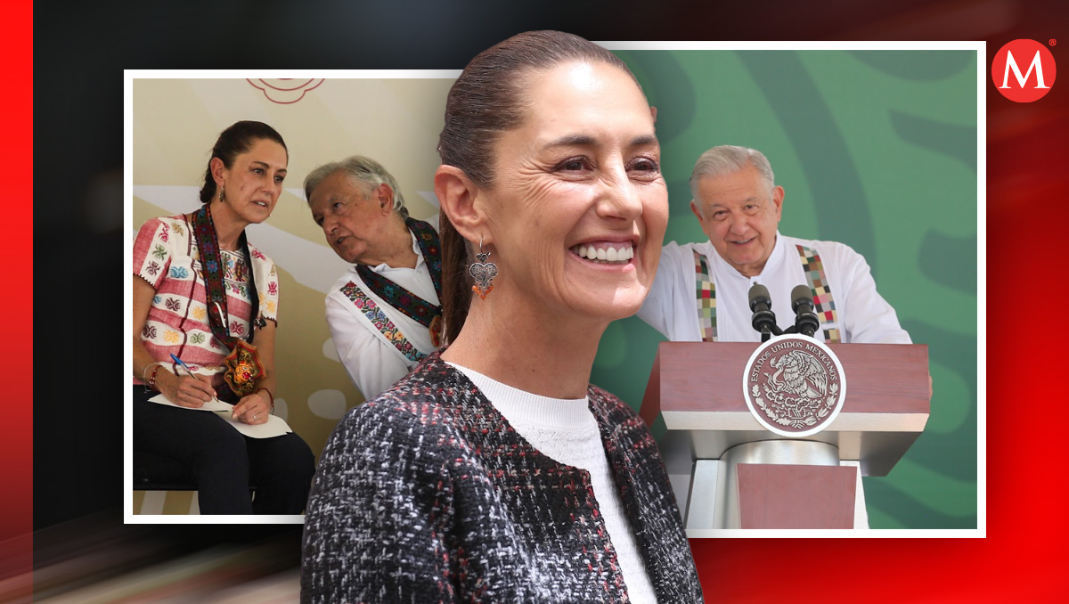 Claudia Sheinbaum genera en redes sociales sensaciones positivas. | Diseño: Antonio Texta