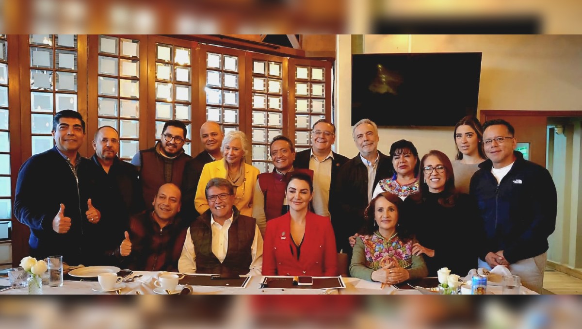 Ricardo Monreal, se reunió con los legisladores federales de la Ciudad de México | Especial