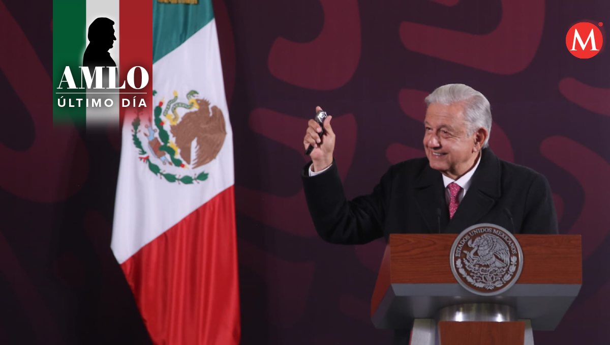 AMLO rifa su reloj en la última mañanera. Foto: (Araceli López)