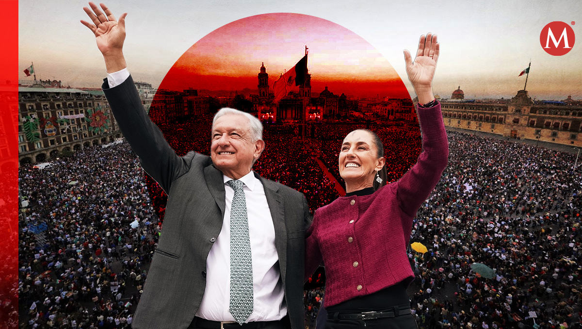 AMLO soñó con entregar la banda presidencial a una mujer. | Diseño: Óscar Ávila
