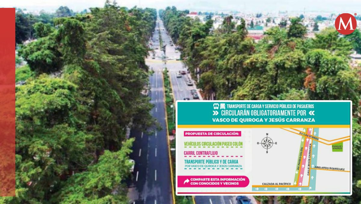 El carril reversible en Paseo Colón estará disponible todos los días por tres horas. Foto: (Especial)