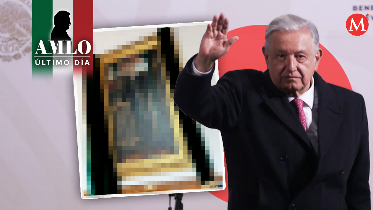 El retrato de AMLO estará en Palacio Nacional, aunque él ya no. | Especial