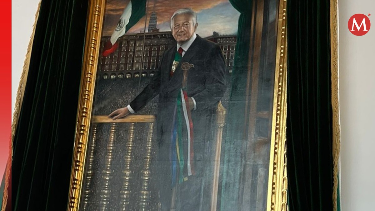 Retrato oficial de AMLO como presidente | Foto: Pedro Domínguez