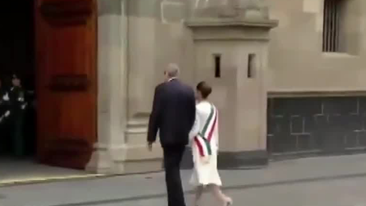 Así fue la llegada de Claudia Sheinbaum a Palacio Nacional