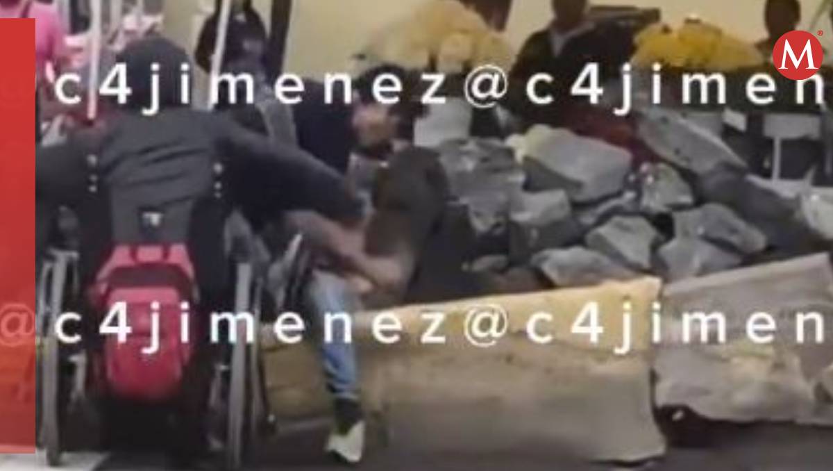 El ataque con arma blanca quedó grabado en video (Carlos Jiménez)
