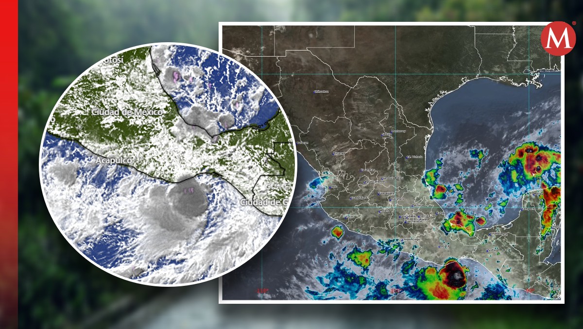 Un posible ciclón podría formarse en las próximas 48 horas en el Océano Pacífico, indicó el SMN. | Windy y SMN