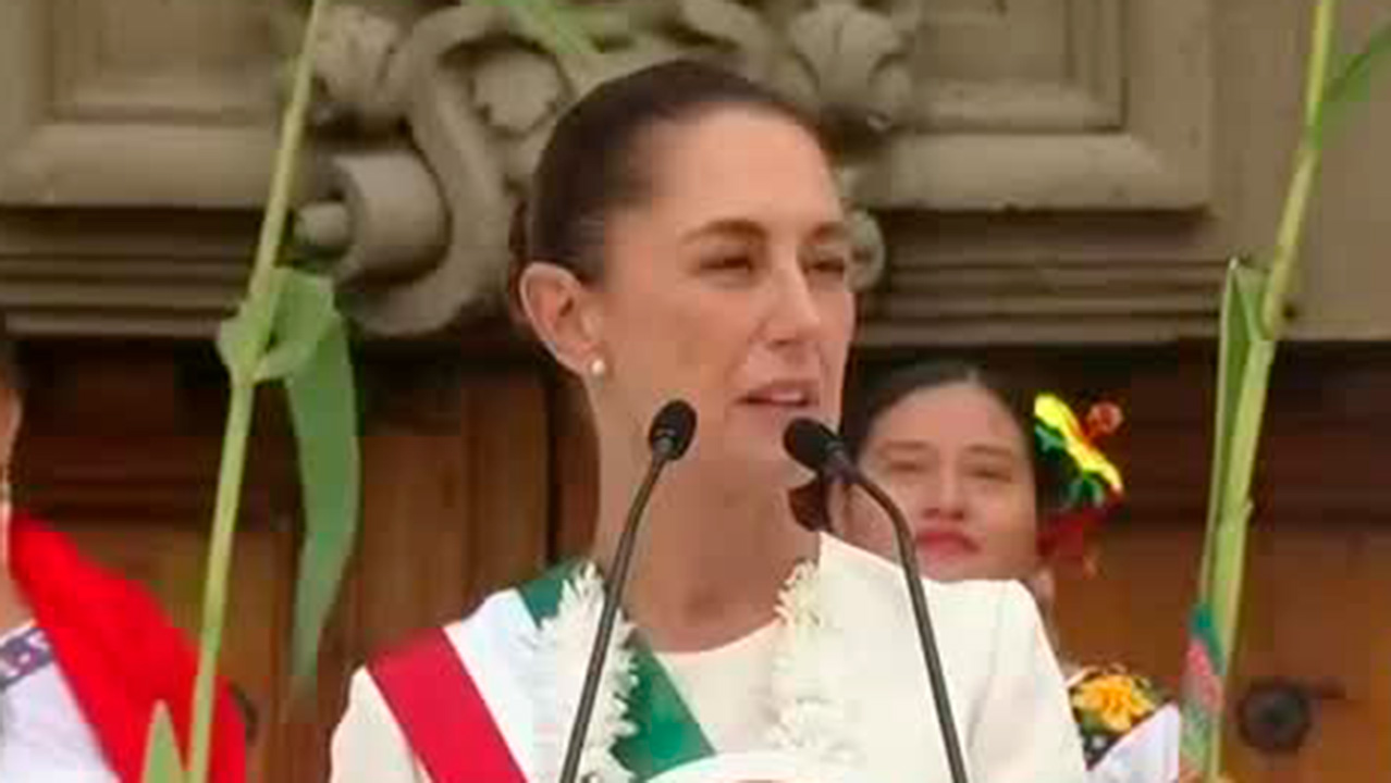 Claudia Sheinbaum reitera su compromiso con el país tras tomar protesta como presidenta