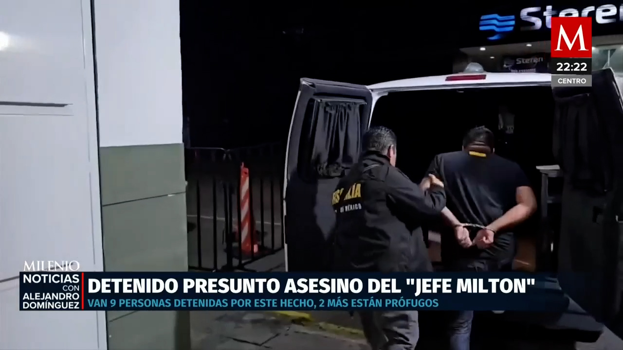 Detención del autor material del asesinato del Jefe Milton en México
