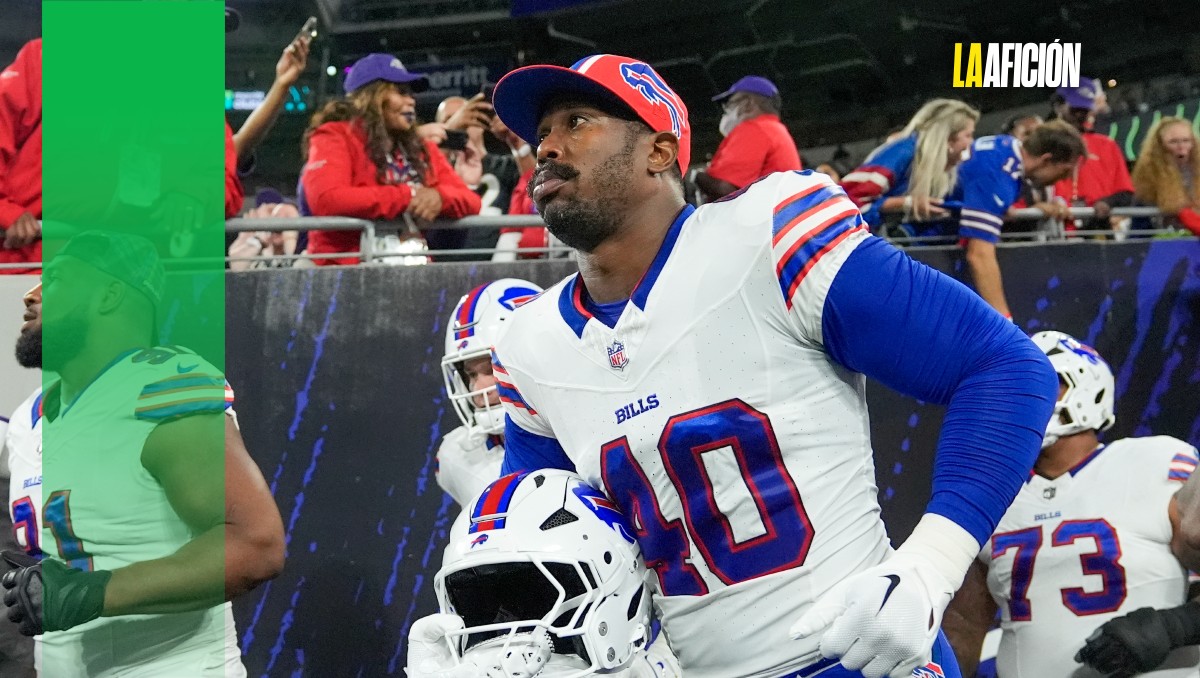 NFL suspende a Von Miller, de los Bills, por agredir a su novia embarazada (AP)