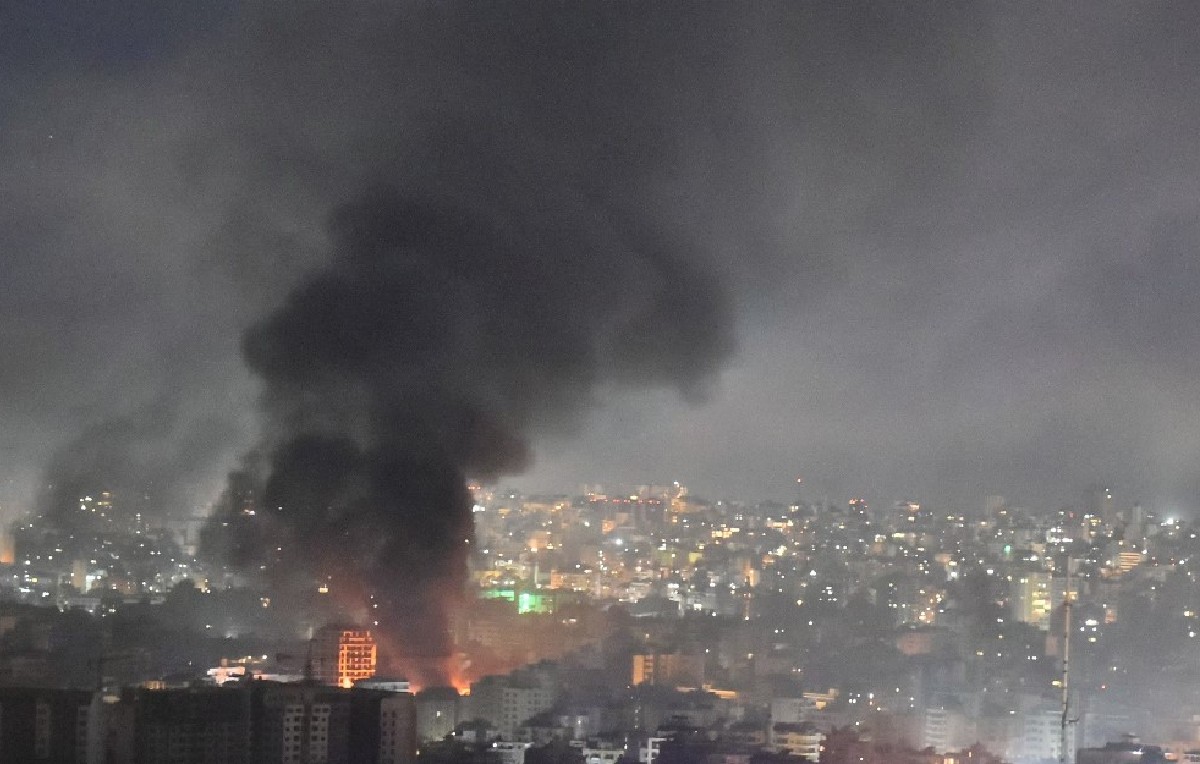 Beirut en llamas tras nuevo ataque de Israel (AFP)
