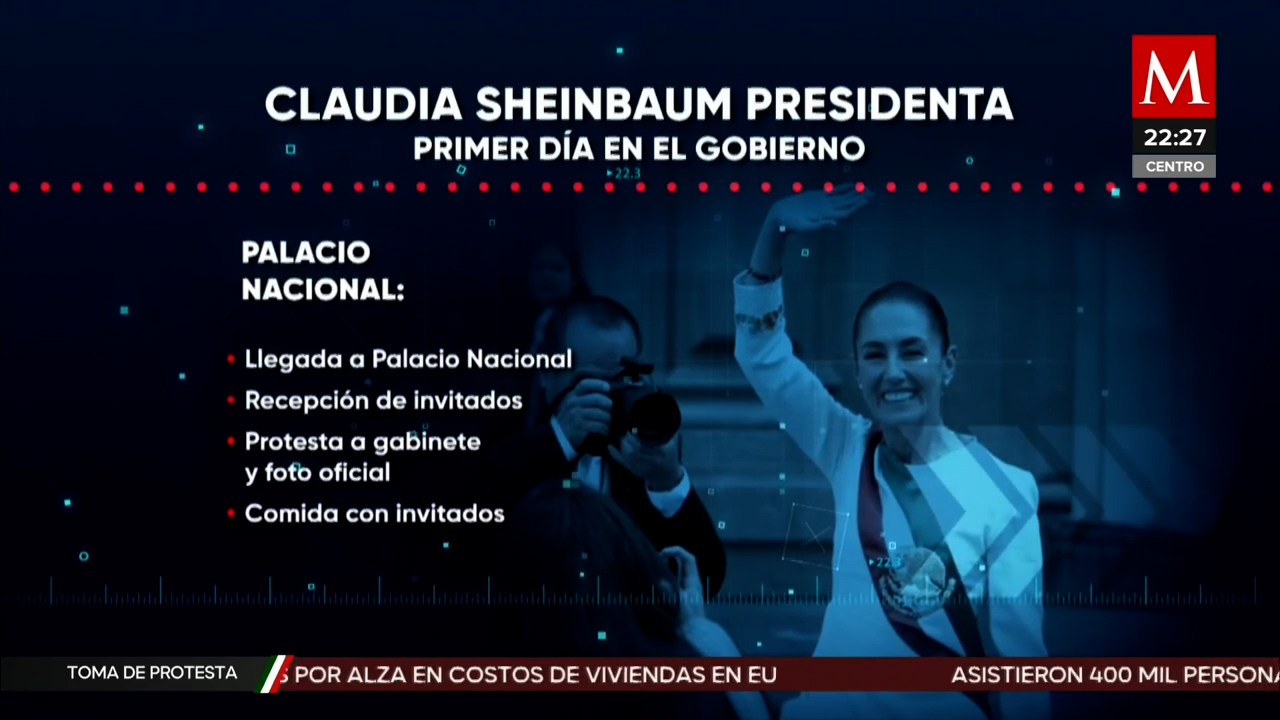 Claudia Sheinbaum toma protesta a su gabinete en Palacio Nacional ...