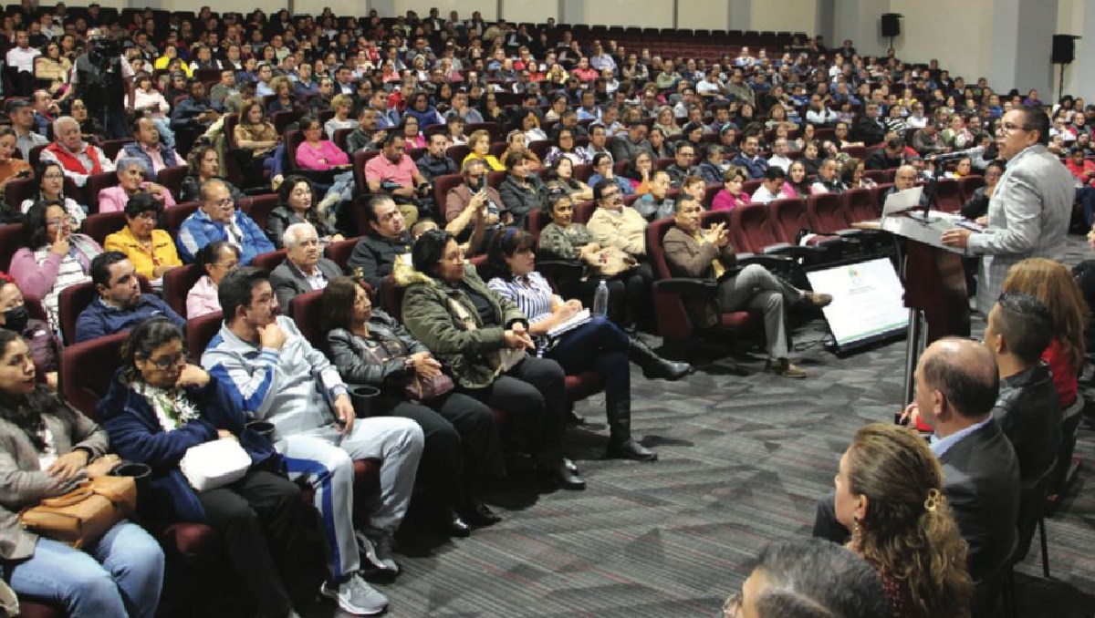 El Congreso Estatal Ordinario del SMSEM tendrá lugar en el auditorio "Prof. Agripín García Estrada". Foto: (Especial)